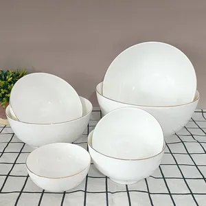 HOMTE Fine Bone China Wholesale Salad Bowl Noodle Bowl Rice Bowl Soup Bowl thumbnail-2