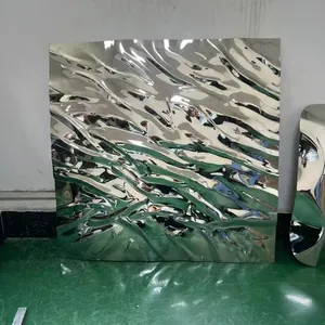 Fashion Store DecorationMetal Bending ProcessMetal Abstract Wall Panel thumbnail-5