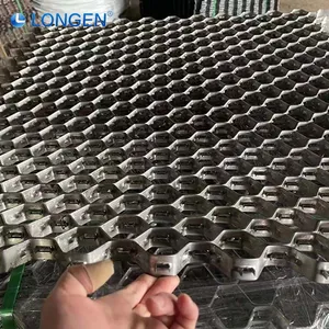 Perforated Grid Factory Wholesale Perforating & Riveting Customization 1mx2m Hexsteel Mesh Tortoise Shell Net thumbnail-5