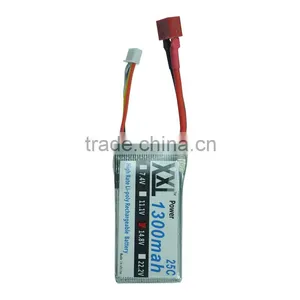 XXL 25C 1300mAh 4S 14.8V Lipo Battery Batteria Akku Packs With Accumulators rc Helicopters Toys & Hobbies thumbnail-1