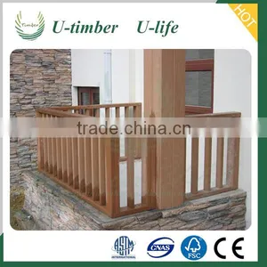Superior Quality Wood Plastic Composite WPC Balcony Railing thumbnail-1