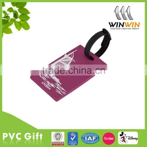 2016 Hot Sale Fine Quality 3D PVC Luggage Tag thumbnail-1
