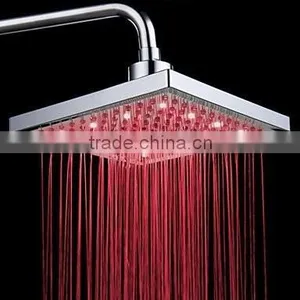 Brass Led Rainfall Waterfall Shower Head thumbnail-3