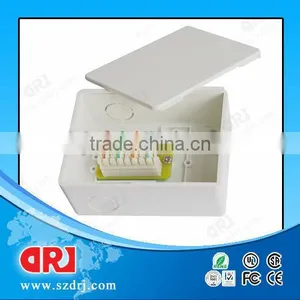 Shen Zhen DRJ Cat5e Single Port Surface Mount Outlet Box thumbnail-1