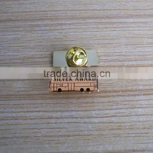 Custom Bus Shaped Metal Badges With Thick Dome Sticker thumbnail-1