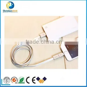 2016 New Product REMAX 2 in 1 Fast Charging Micro USB Data Cable For Iphone Samsung HTC thumbnail-4