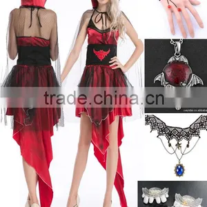 Walson Sexy Costume Women Deluxe Queen Halloween Princess Costume Fancy Adult Dress Halloween Partywear Outfit thumbnail-2