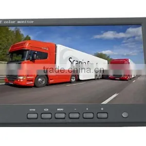 TM-7005 7 Inches Supper Slim TFT LCD Car Monitor With Stand Bracket thumbnail-1