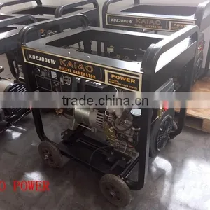 DC 300A AC Single Phase 3KW Diesel Welder Double Use Generator Power Set(KDE300EW) thumbnail-6