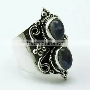 Take This Chance Rainbow Moonstone 925 Sterling Silver Ring thumbnail-1