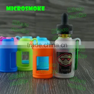 New in Microsmoke E-cigarette Plastic Bottle Silicone Case, Silicone Protective Case for 30ml Glass Ejuice Bottle thumbnail-5