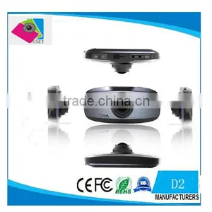 Car Dvr D2 Night Vision King Rearview Mirror Tachograph / 1080P Full HD Super Wide Angle / WDR / Novatek 96650 thumbnail-1