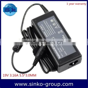 Notebook Adatpter OEM Adapter for 19V 3.16A 5.5*3.0MM For Samsung thumbnail-1