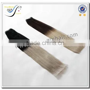 Wholesale Top Quality Sew in Human Hair Weave Ombre Hair 100% Virgin Human Hair thumbnail-5