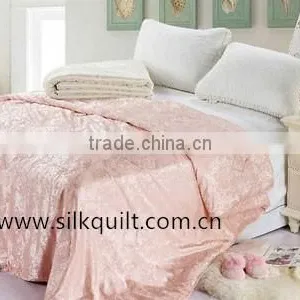 High Quality Quilt 100% Silk Quilt Cover and Bed Sheet thumbnail-1