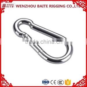 10mm SPRING HOOK Din5299 FORM C SS304/WIRE ROPE ACCESSORY thumbnail-1