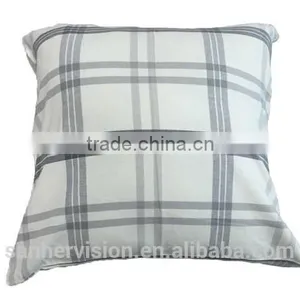 Poly/Cotton Checker Chair Cushion Cover thumbnail-3
