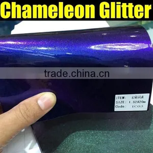 Chameleon Glitter Vinyl Car Sticker Design 1.52m*20M/Roll thumbnail-4