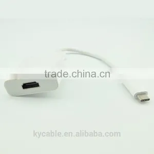 Hot Sell White Usb-c to Usb 3.0 Cable With Usb Male to Hdmi Female Adapter thumbnail-6