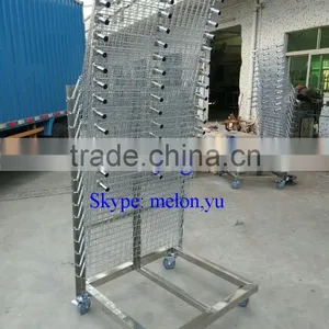 High Quality 15 Lever Chrome Mesh Drying Rack thumbnail-1