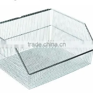 Small Metal Baskets for Hospital/Chrome Wire Baskets/Wall Pannel Baskets thumbnail-2