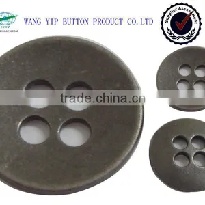 12.5mm Fossa Thin 4 Holes Zinc Alloy Metal Shirt Button thumbnail-1