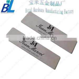 Silkscreen Metal Stamping Name Plate thumbnail-1