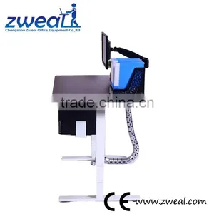 Prague Adjustable Height Office Desk Factory Wholesale thumbnail-1
