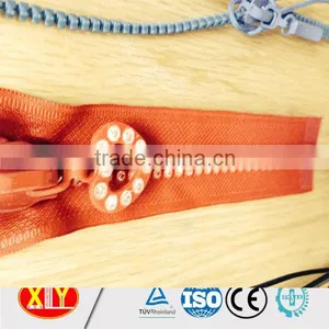 Fashion Garments Diamond Zipper , Custom Puller Plastic Rhinestone Zipper thumbnail-3