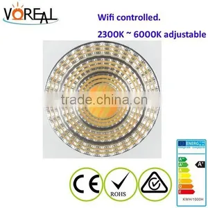 2.4G 12w 20w Full Color Dimmable WiFi LED Downlight 4Zone RF Remote thumbnail-2