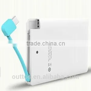 OEM/ODM Promotional Gift Credit Card Style Portable Lithium Polymer Power Banks thumbnail-1