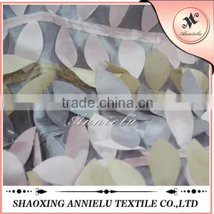 Fancy Three Color Series Leaves Taffeta Fabric Hot Sale thumbnail-1