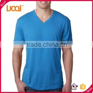 GuangZhou Manufacturer Men v Neck Cheap Fashion Plain Custom t Shirts 1 Euro Wholesale Supplier's Choice thumbnail-1