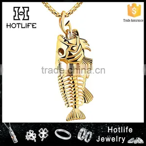 Professional Stainless Steel Jewelry Making Supplies Special Gift Fish Design Pendant thumbnail-1