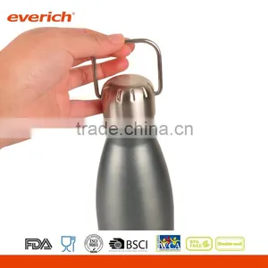 Colorful Spray Paint Double Wall Stainless Steel 27oz Cola Shaped Water Bottle With Portable Lid thumbnail-1