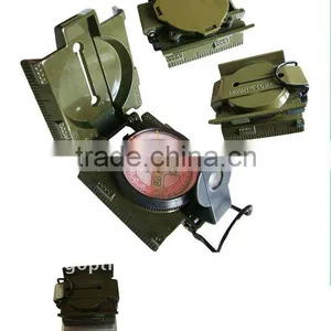 LED Military Hiking Camping Metal Army Lens Map Compass thumbnail-1