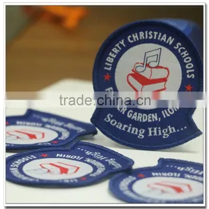 Custom Colorful Woven Patches for School Uniforms thumbnail-1