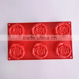 Silicone Rose Cake Mold thumbnail-1