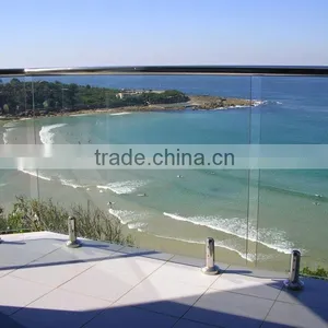 Glass Railing Round U-profile Stainless Steel Handrail Fittings thumbnail-5