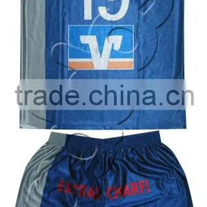 Sublimated Basketball Uniform Blue thumbnail-2