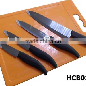 Plastic Cutting Board Set With Ceramic Knife thumbnail-1