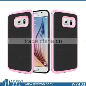 Hybrid TPU PC Brushed Slim Armor for Samsung Galaxy S7 S7 Edge Phone Case thumbnail-3