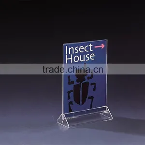 Design Made Silk Screen Acrylic PMMA /Acrylic Menu Holder thumbnail-4