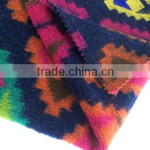 Wool Acrylic Blend Jacquard Fabric for Winter Overcoat thumbnail-3