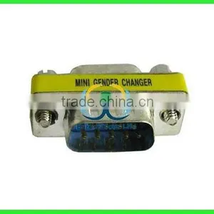 DB9 9-Pin, Male To Female Connector Mini Gender Changer by Atomic Market thumbnail-1