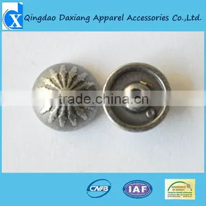 Sliver Flower Pattern Rivet Jeans and Metal Jeans Rivets thumbnail-1