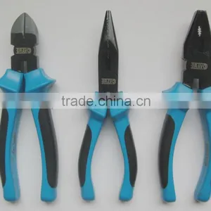 3PCS Pliers Set, Hardware Tools Kit, Combination Pliers, Long Nose Pliers, Diagonal Cutter Pliers, Mechanical Pliers Function thumbnail-1