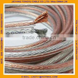 HIFI Transparent Speaker Cable 18awg Clear Speaker Wire 0.75mm thumbnail-3