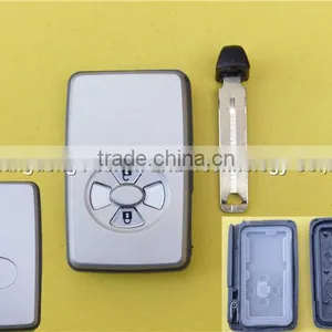 Uncut Emergency Key 2 Buttons Smart Remote Key Blank for Toyota Avalon Color Silver thumbnail-1