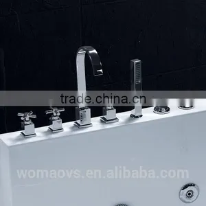 Hot Sale Double Person Acrylic Whirlpool Bathtub, Rectangle Massage Bathtub With Digital Controller thumbnail-3